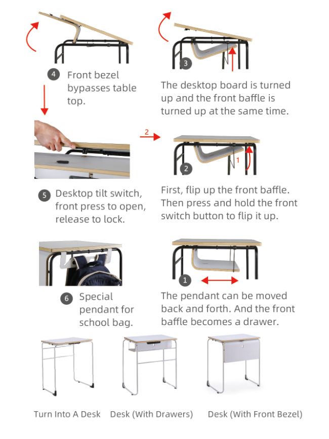 ART TABLE/WRITING RACK