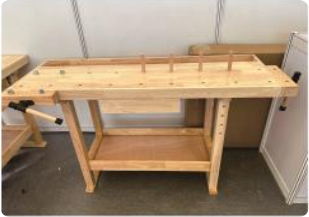 Wooden workbench